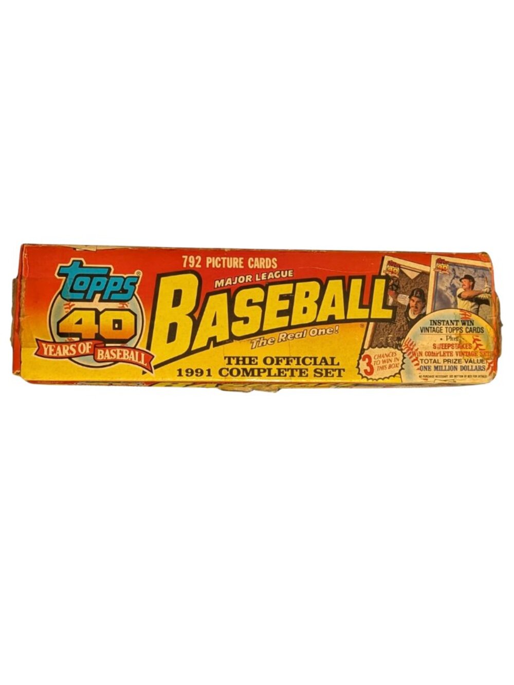 1991 Topps Baseball Complete Factory Set 792 Cards Chipper Jones Rookie - Picture 2 of 7